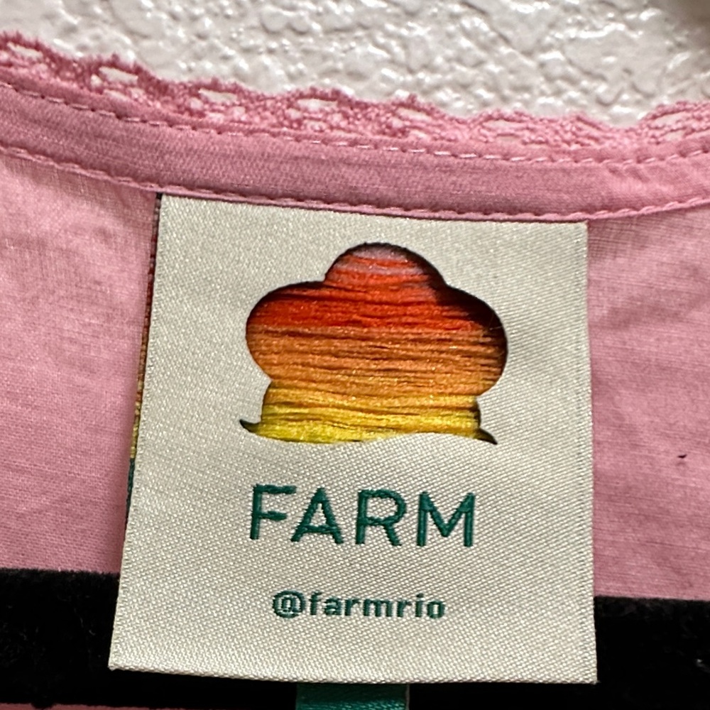FARM Rio Pink Ruffled Blouse - Picture 4 of 8